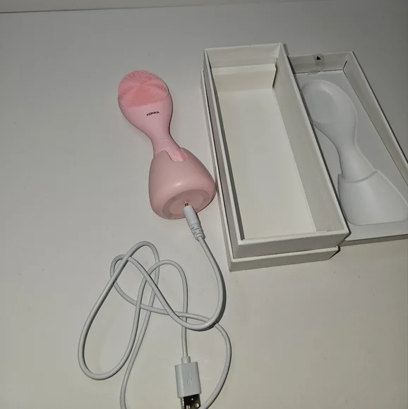 NEW Konka Silicone Cleansing Instrument Pink Red Light - Picture 10 of 16